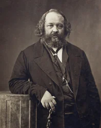 Retrato de Mikhail Alexandrovich Bakunin 1814-1876, ca 1860