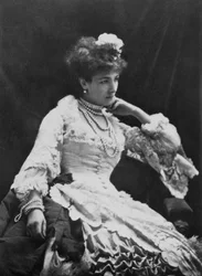 Sarah Bernhardt, atriz francesa, c1865