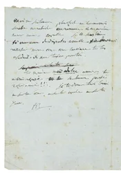 Carta para Josephine de Beauharnais