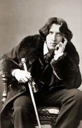 Retrato de Oscar Wilde de Napoleon Sarony (1821 - 1896), cerca de 1882.