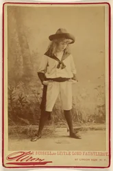 Tommy Russell como o pequeno Lord Fauntleroy