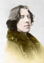 ortrait de Oscar Wilde (1854 - 1900) por volta de 1882 por Napoleon Sarony (1821 - 1896).