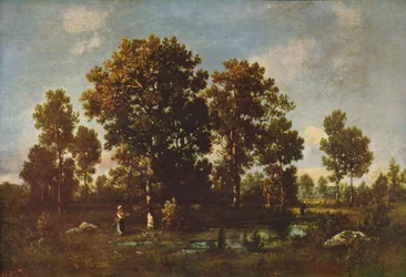 Dias ensolarados na floresta, c1850, c1915