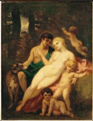 Vénus e Adónis (pintura sobre tela)