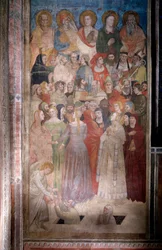 Ressurreição dos Eleitos (da Divina Comédia de Dante) - Fresco, c.1360