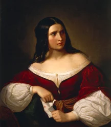 Ciúmes, de Natale Schiavoni (1777-1858), óleo sobre tela