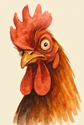 Galo ansioso