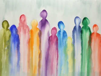 Figuras abstratas coloridas