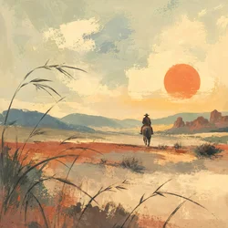 Pôr-do-sol do Desert Rider