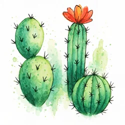 Flor de cacto vibrante