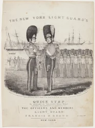 O Passo Rápido da Guarda da Luz de Nova York: Interpretado pela Brass Band de Dodworth. Composto e Respeitosamente Dedicado aos Oficiais e Membros da Guarda da Luz; por Francis H. Brown