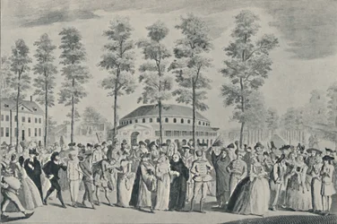 O baile de jubileu em Ranelagh Gardens, 26 de abril de 1749, 1920