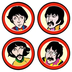 The Beatles, 2004 (tinta, revisão digital 2023)