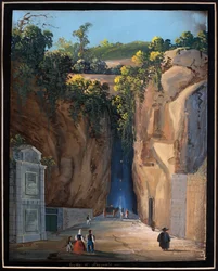 Caverna em Pozzuoli (gouache)