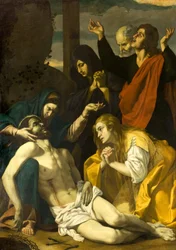 Lamentação sobre o Cristo Morto, c.1630-50 (óleo sobre tela)