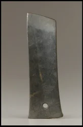 Faca de colheita (hu), Cultura Qijia, c.2500-2000 aC (jade)