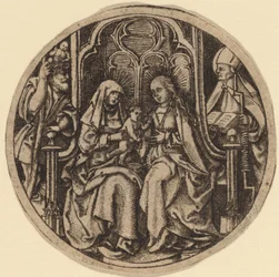 Madonna e Criança com Santos Christopher e Erasmus