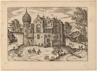 Castelo por um rio