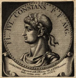 Retrato do Imperador Romano Constantino I.