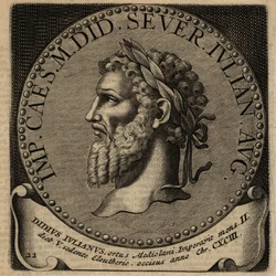 Retrato do Imperador Romano Didius Julianus.