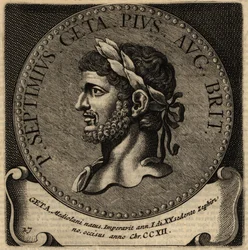 Retrato do Imperador Romano Geta.