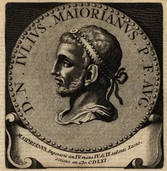 Retrato do Imperador Maior romano.
