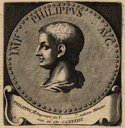 Retrato do Imperador Romano Filipe II.