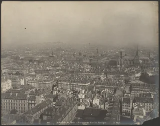 Panorama de Paris - Vista tirada do norte do Panteão