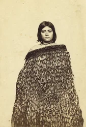 Mina Makata, meio maori, c. 1865