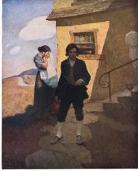 Jim Hawkins sai de casa: eu disse adeus à minha mãe e à enseada