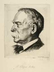 Retrato de N. Clifford Ricker