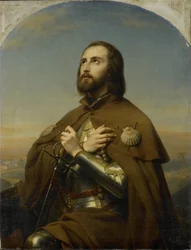 Eberhard (1445-96), Duque de Würtemberg, como Peregrino na Terra Santa