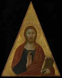Bênção de Cristo, cerca de 1340 (tempera e folha de ouro no painel)