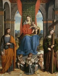Madonna e Criança com São Tiago da Galícia e Santa Helena