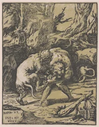 Hércules e o Leão da Nemeia, 1540-50., 1540-50.