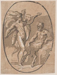 A disputa entre Apollo e Marsyas, ca. 1540-1550.