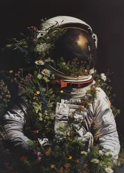 Astronauta em Flor