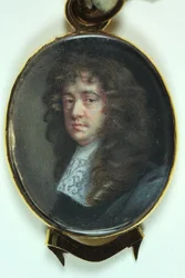 Sir Peter Lely (aguarela em marfim)