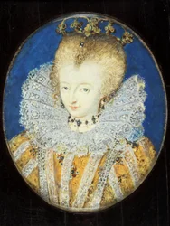 Uma Senhora tradicionalmente identificada como Elizabeth I quando Princesa (esmalte)