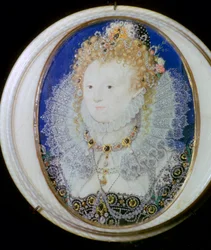 Retrato em miniatura contemporâneo de Elizabeth I da Inglaterra