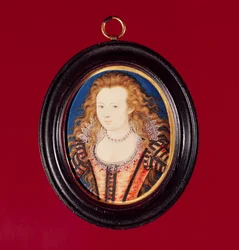 Isabel da Boêmia, esposa do eleitor Palatino Frederico V, filha de Jaime I