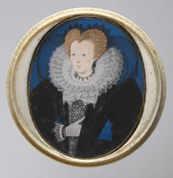 Retrato de uma mulher, década de 1590.