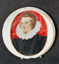 Retrato de um cavalheiro com barba e ruff, c.1590