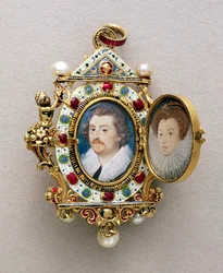 Retratos de homem e mulher desconhecidos, c.1590