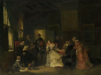 Cena histórica com Guilherme, o Silencioso