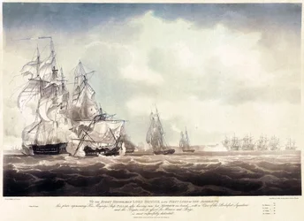 HMS "Pallas" depois de ter percorrido "La Minerve