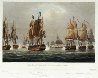 A manobra naval de Sir Robert Calder (1745-1818)