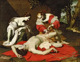 São Sebastião cuidado pela Santa Irene