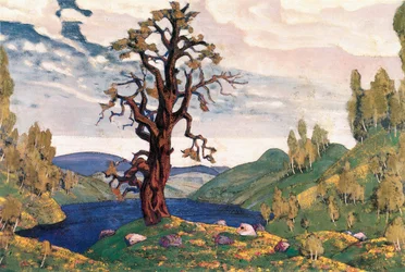 Um beijo à terra, cenário para A Sagração da Primavera