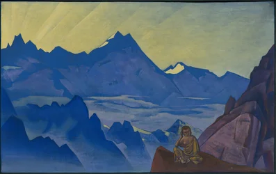 Milarepa, aquele que escutou, série «Estandartes do Oriente», 1925